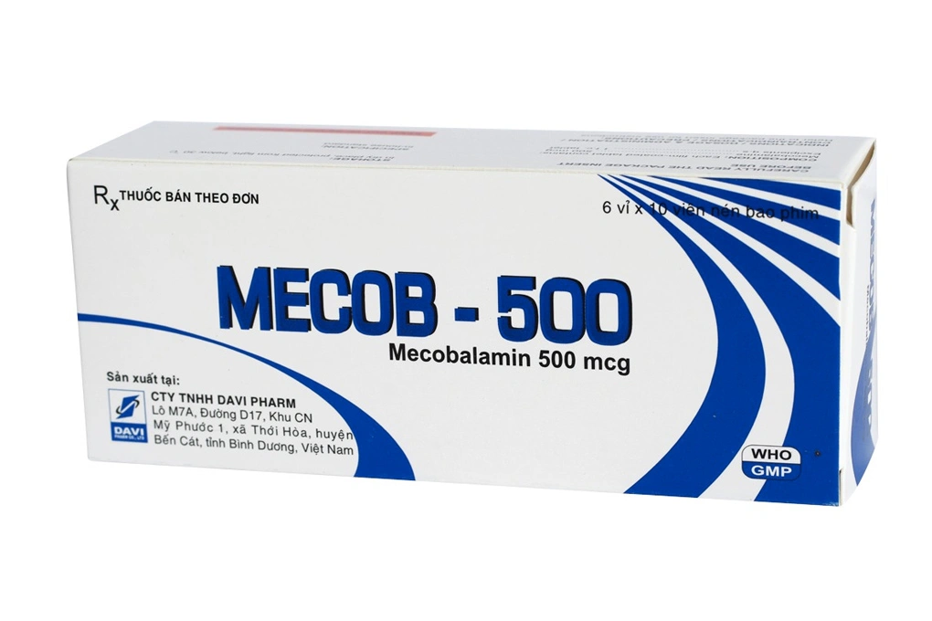 Mecob - 500 trị bệnh lý thần kinh ngoại biên (6 vỉ x 10 viên) - 