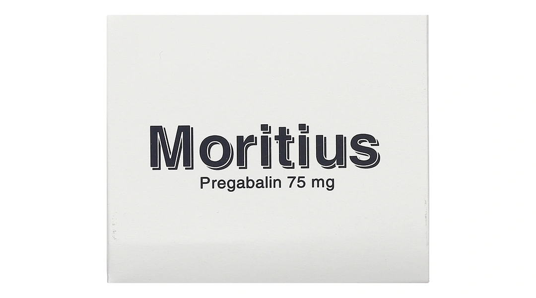 Moritius 75mg trị động kinh, rối loạn lo âu (6 vỉ x 14 viên) - 4