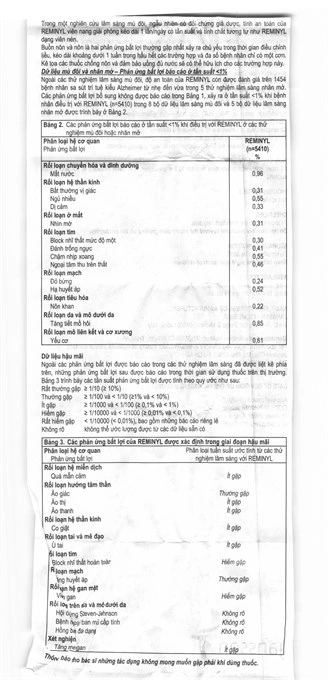 Reminyl 4mg trị sa sút trí tuệ (1 vỉ x 14 viên) - 5