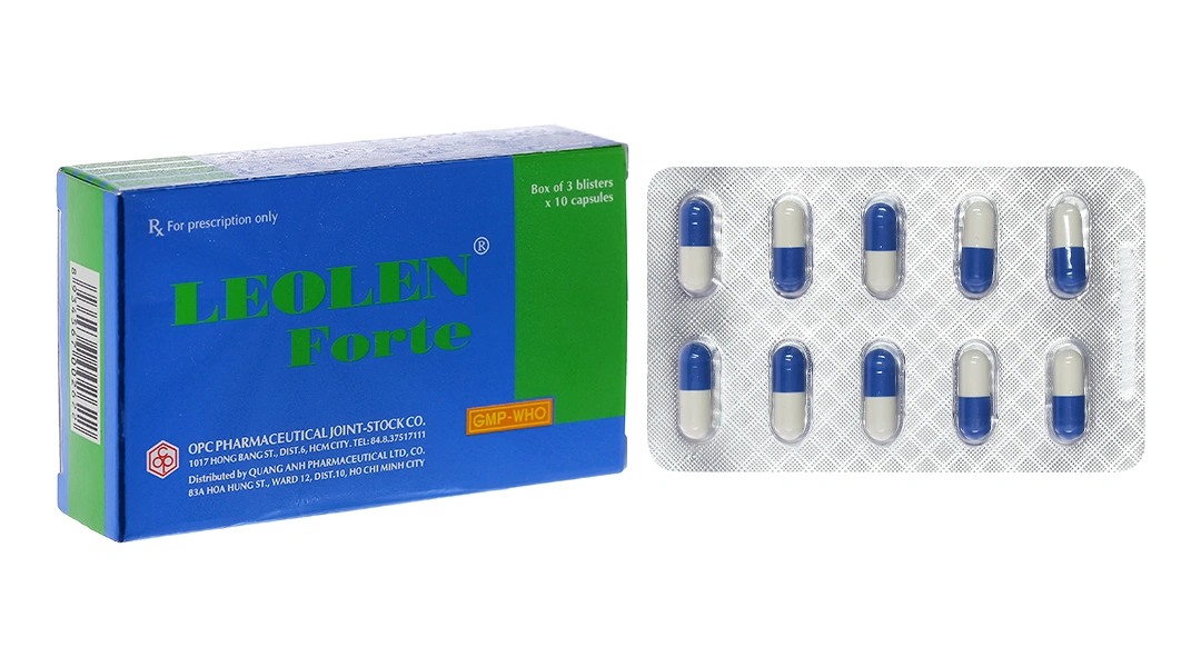 Leolen Forte trị đau dây thần kinh (3 vỉ x 10 viên) - 