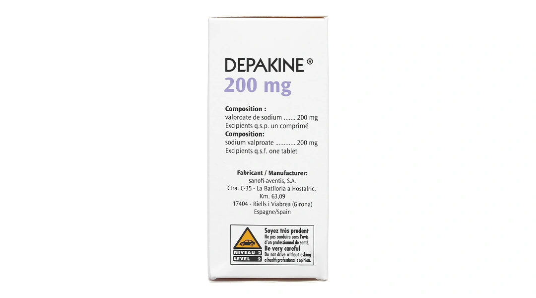 Depakine 200mg trị động kinh, rối loạn lưỡng cực lọ 40 viên - 2