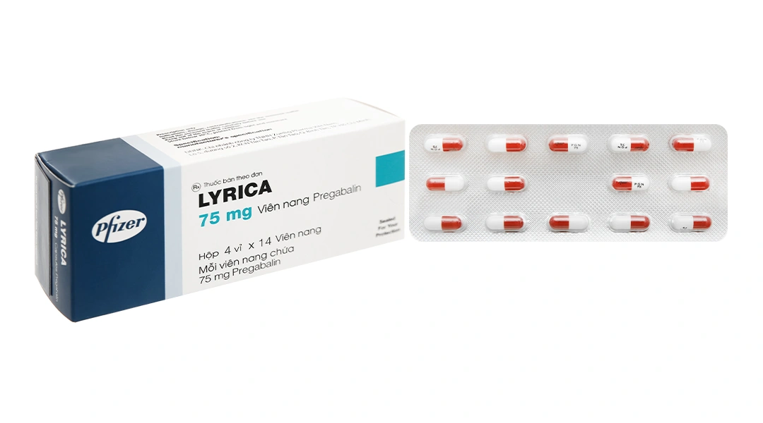 Lyrica 75mg trị động kinh, đau dây thần kinh (4 vỉ x 14 viên) - 3