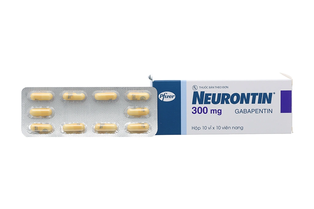 Neurontin 300mg trị động kinh, đau dây thần kinh (10 vỉ x 10 viên) - 4