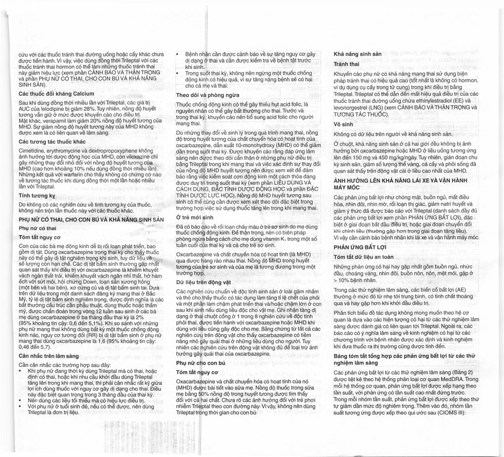 Trileptal 300 trị động kinh (5 vỉ x 10 viên) - 6