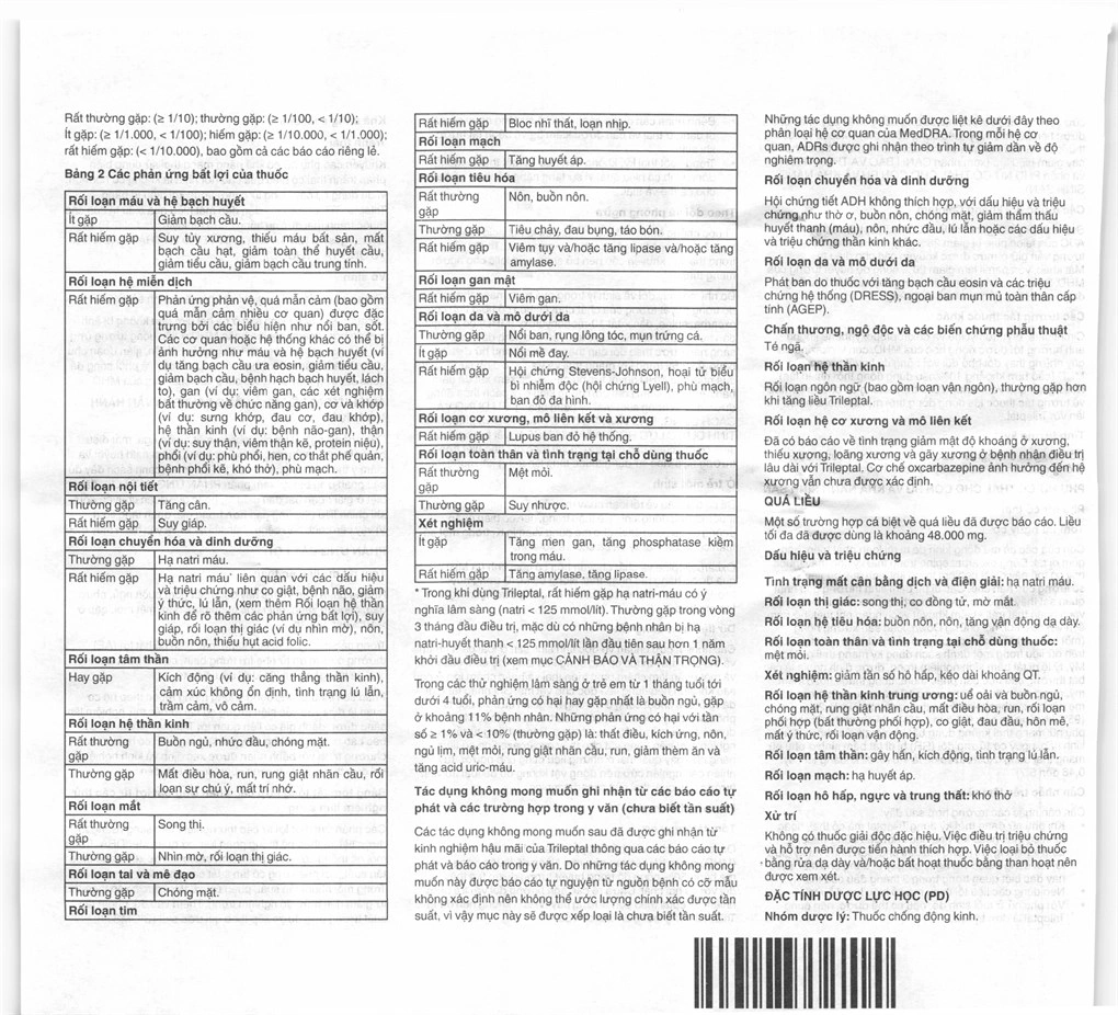 Trileptal 300 trị động kinh (5 vỉ x 10 viên) - 7