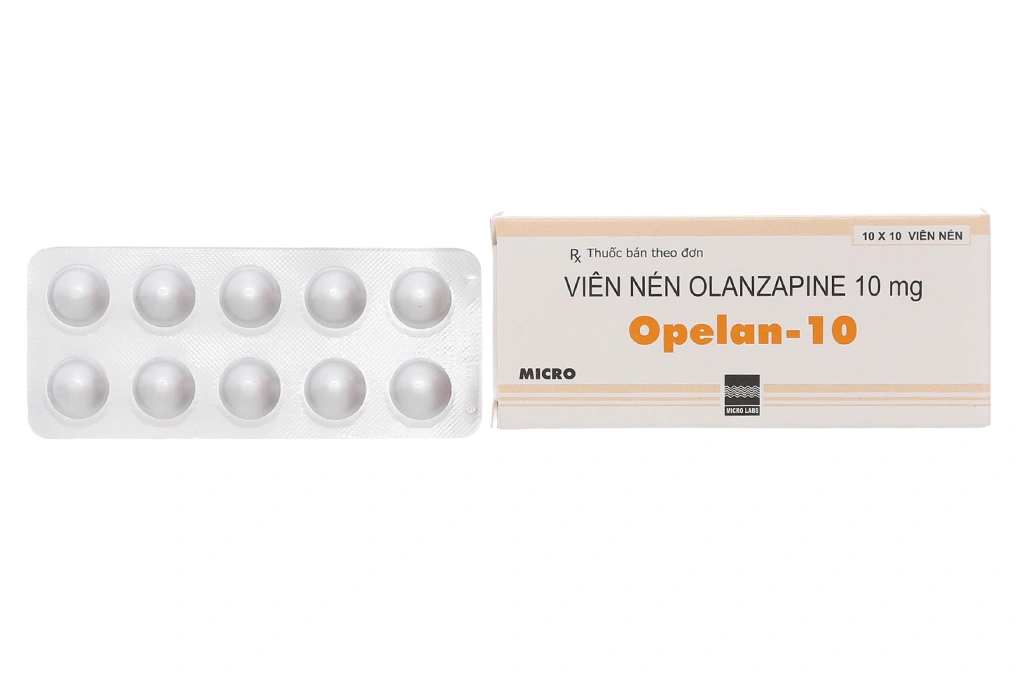 Opelan-10 trị rối loạn tâm thần (10 vỉ x 10 viên) - 