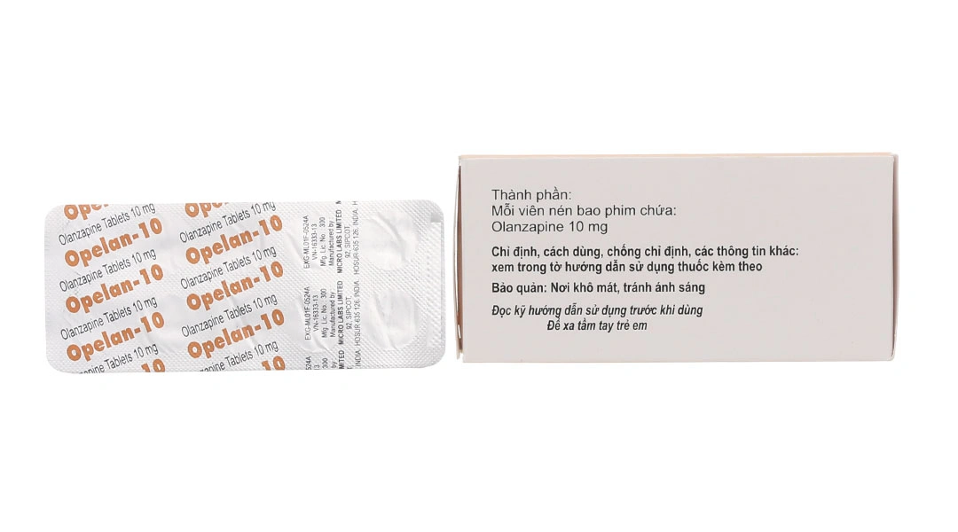 Opelan-10 trị rối loạn tâm thần (10 vỉ x 10 viên) - 1