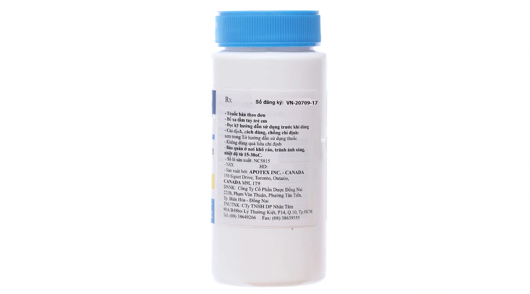 Apo-Trihex 2mg trị Parkinson chai 500 viên - 1
