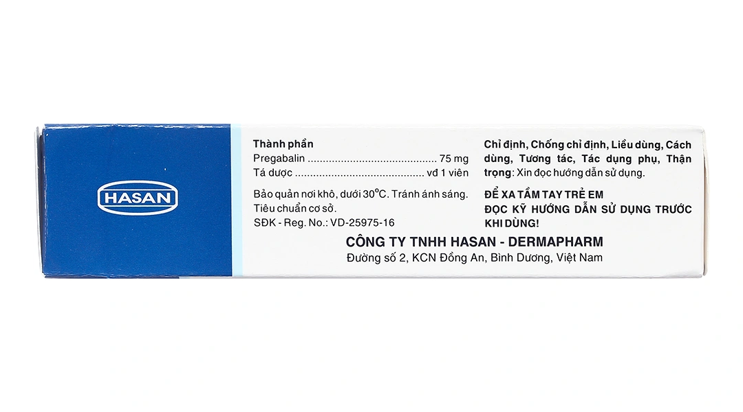 Premilin 75mg trị động kinh, đau dây thần kinh (3 vỉ x 10 viên) - 1
