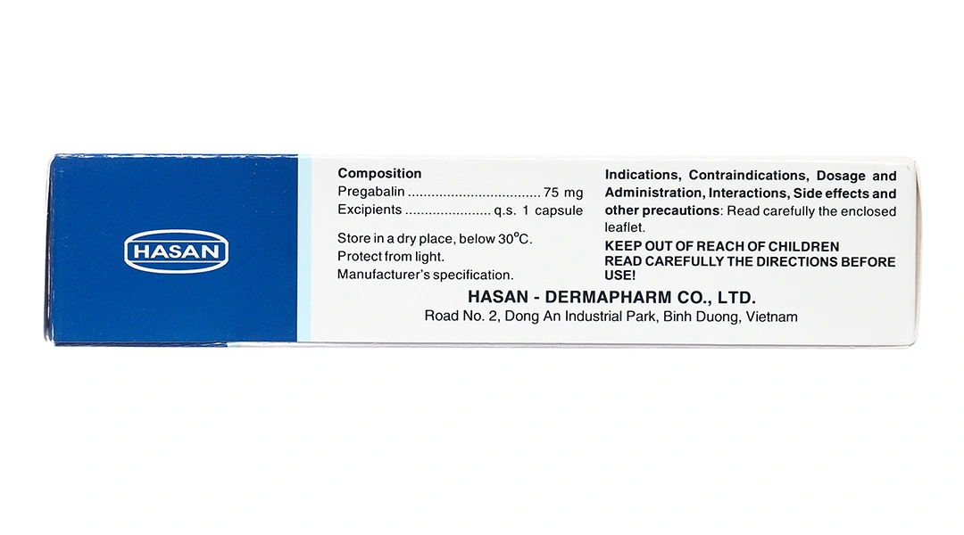 Premilin 75mg trị động kinh, đau dây thần kinh (3 vỉ x 10 viên) - 2