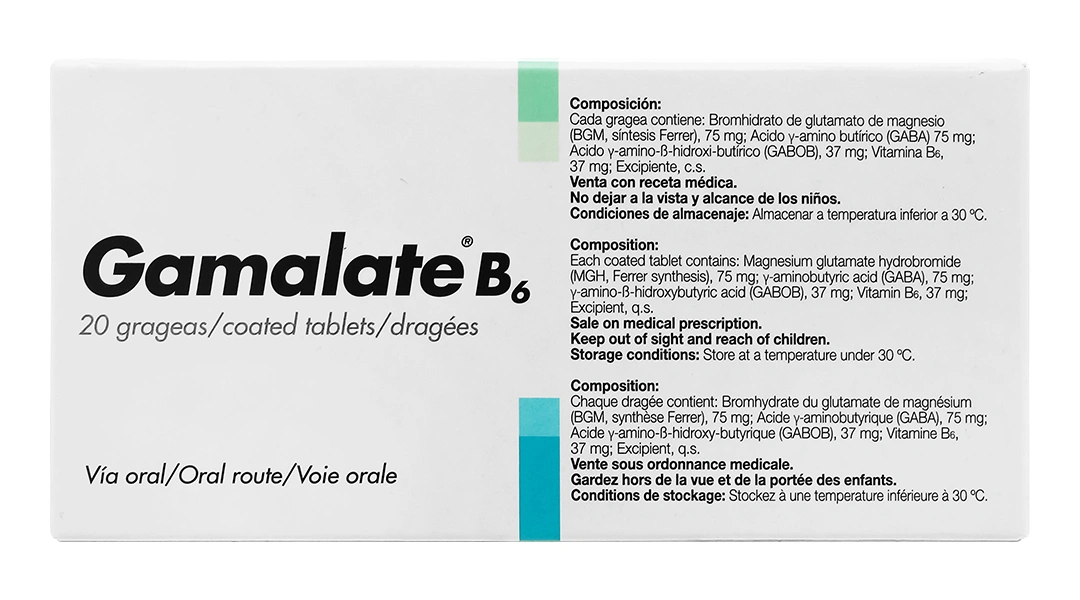 Gamalate B6 hỗ trợ trị suy nhược thần kinh (2 vỉ x 10 viên) - 1