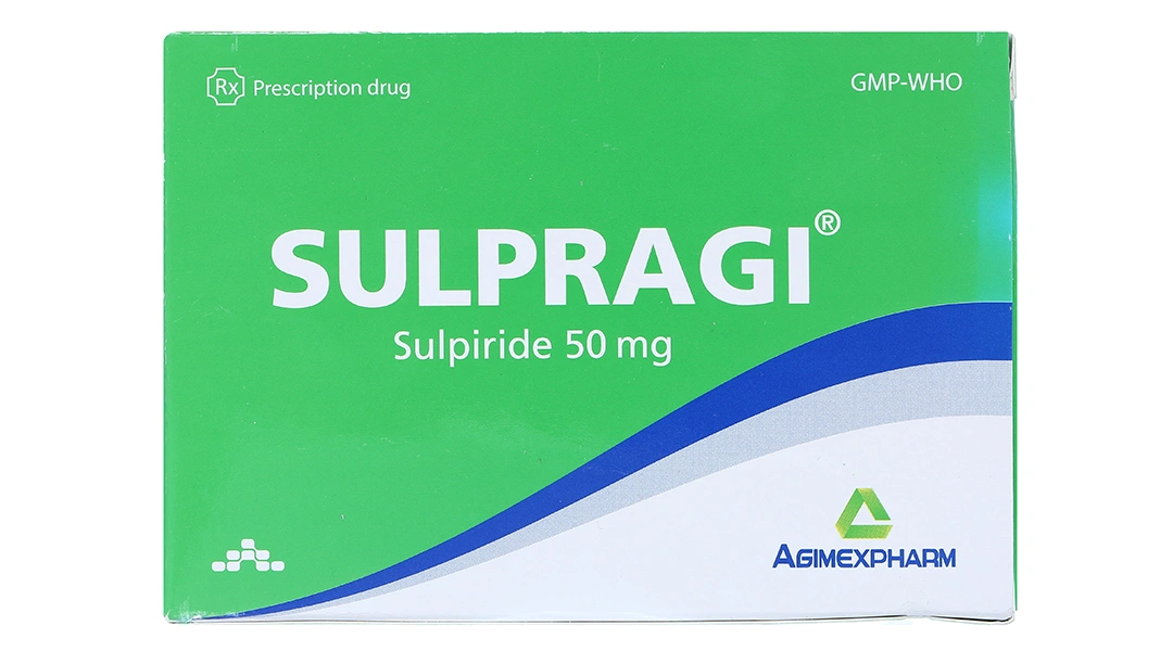 Sulpragi 50mg trị tâm thần phân liệt, rối loạn lo âu (3 vỉ x 10 viên) - 3