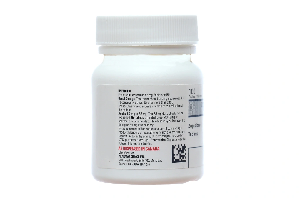Phamzopic 7.5mg trị rối loạn giấc ngủ lọ 100 viên - 1