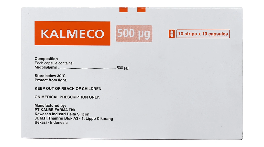 Kalmeco 500mcg trị bệnh lý thần kinh ngoại biên (10 vỉ x 10 viên) - 1