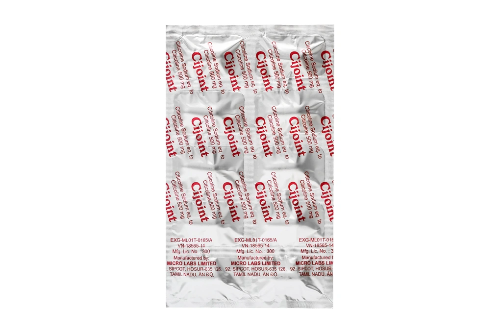 Cijoint 500mg trị chấn thương mạch máu (3 vỉ x 10 viên) - 2