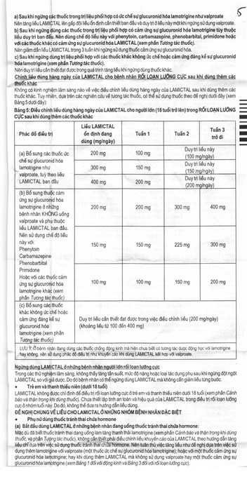 Lamictal 50mg trị động kinh, rối loạn lưỡng cực (3 vỉ x 10 viên) - 10