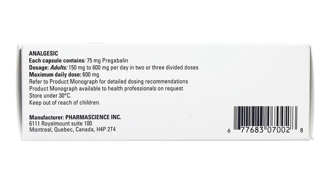 Pms-Pregabalin 75mg trị động kinh, đau dây thần kinh (4 vỉ x 15 viên) - 2