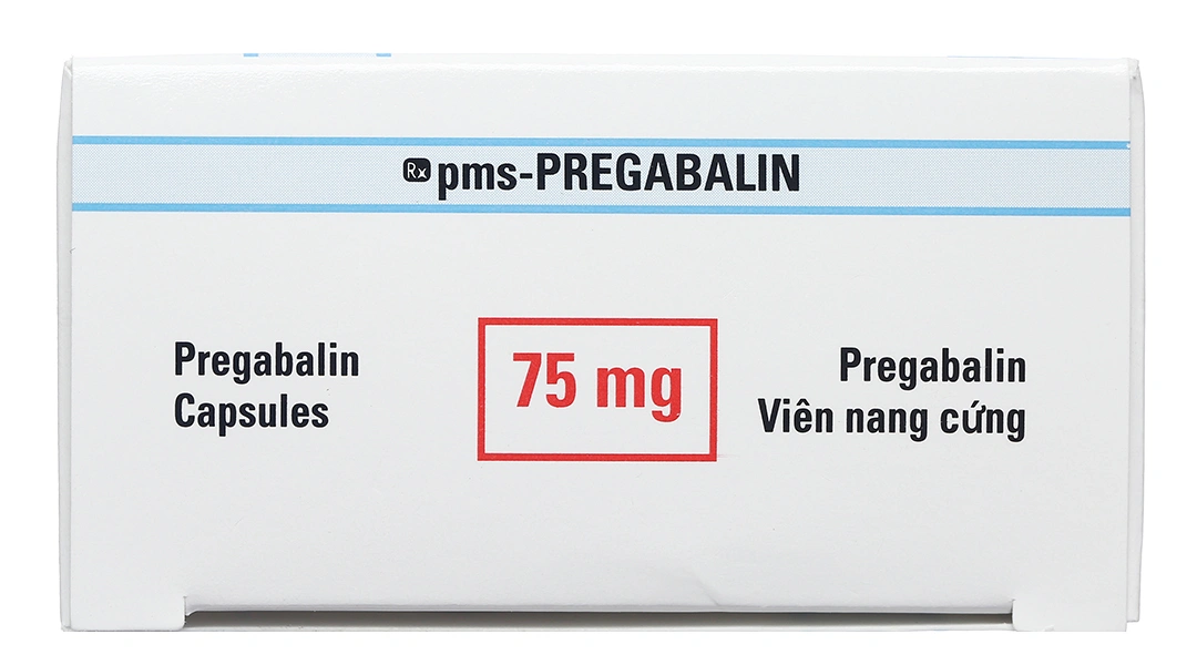 Pms-Pregabalin 75mg trị động kinh, đau dây thần kinh (4 vỉ x 15 viên) - 4