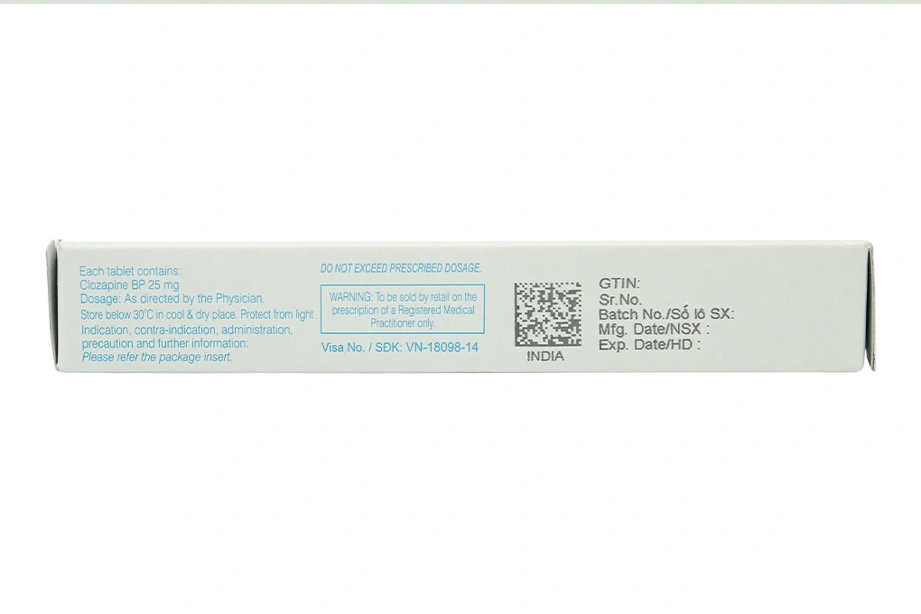 Sunsizopin 25 trị chứng tâm thần phân liệt (5 vỉ x 10 viên) - 3