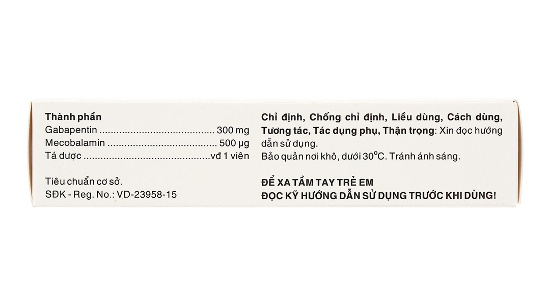 Bazato trị các triệu chứng đau thần kinh (3 vỉ x 10 viên) - 4