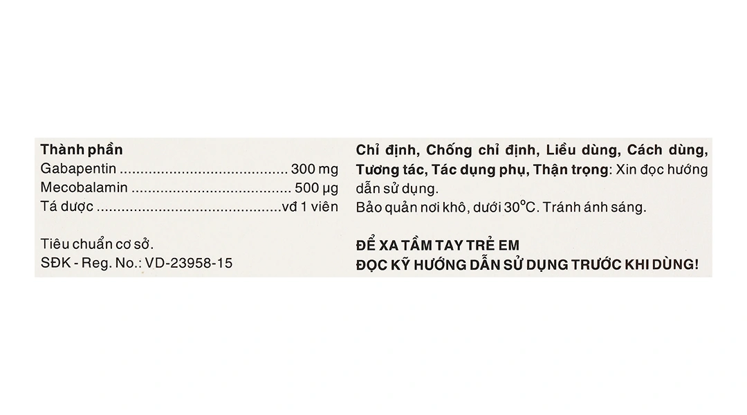 Bazato trị các triệu chứng đau thần kinh (3 vỉ x 10 viên) - 5