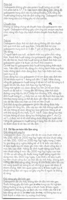 Tebantin 300mg trị động kinh, đau dây thần kinh ngoại biên (5 vỉ x 10 viên) - 6