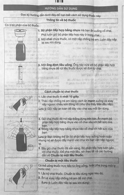 Hỗn dịch uống Trileptal 60mg/ml trị động kinh chai 100ml - 13