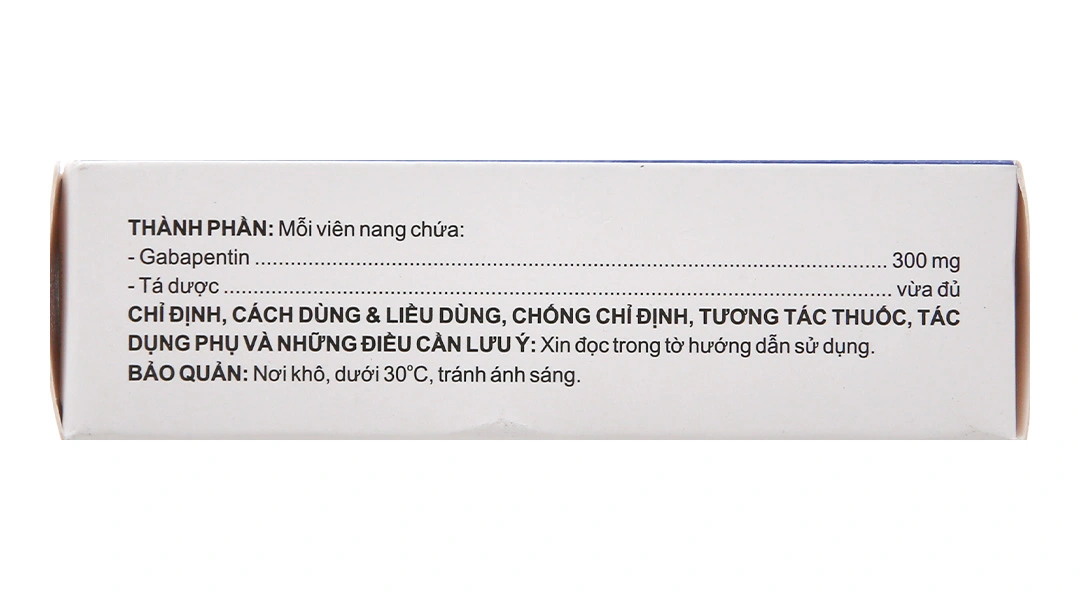 Gaberon 300mg hỗ trợ trị động kinh cục bộ (5 vỉ x 10 viên) - 4