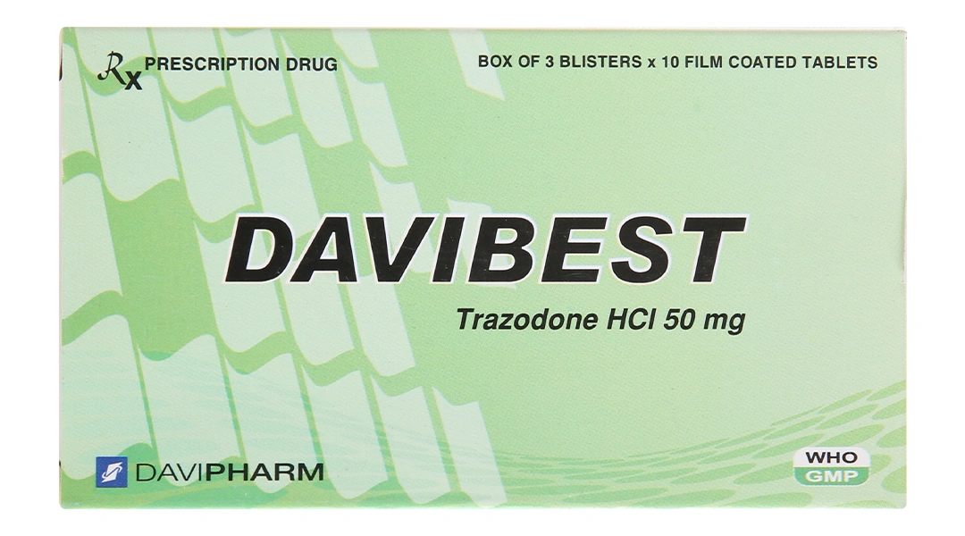 Davibest 50mg trị trầm cảm (3 vỉ x 10 viên) - 2