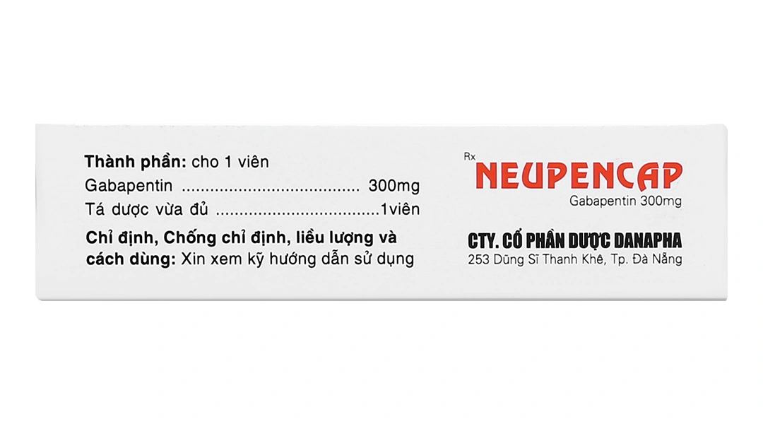 Neupencap 300mg trị động kinh, đau dây thần kinh (3 vỉ x 10 viên) - 3