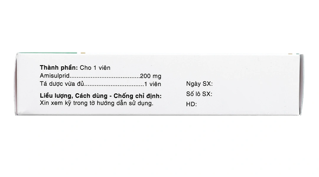 Nesulix 200mg trị tâm thần phân liệt (3 vỉ x 10 viên) - 2