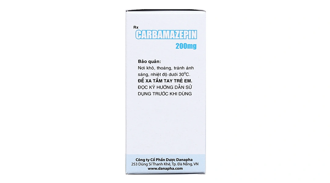 Carbamazepin 200mg trị động kinh, đau dây thần kinh lọ 100 viên - 3