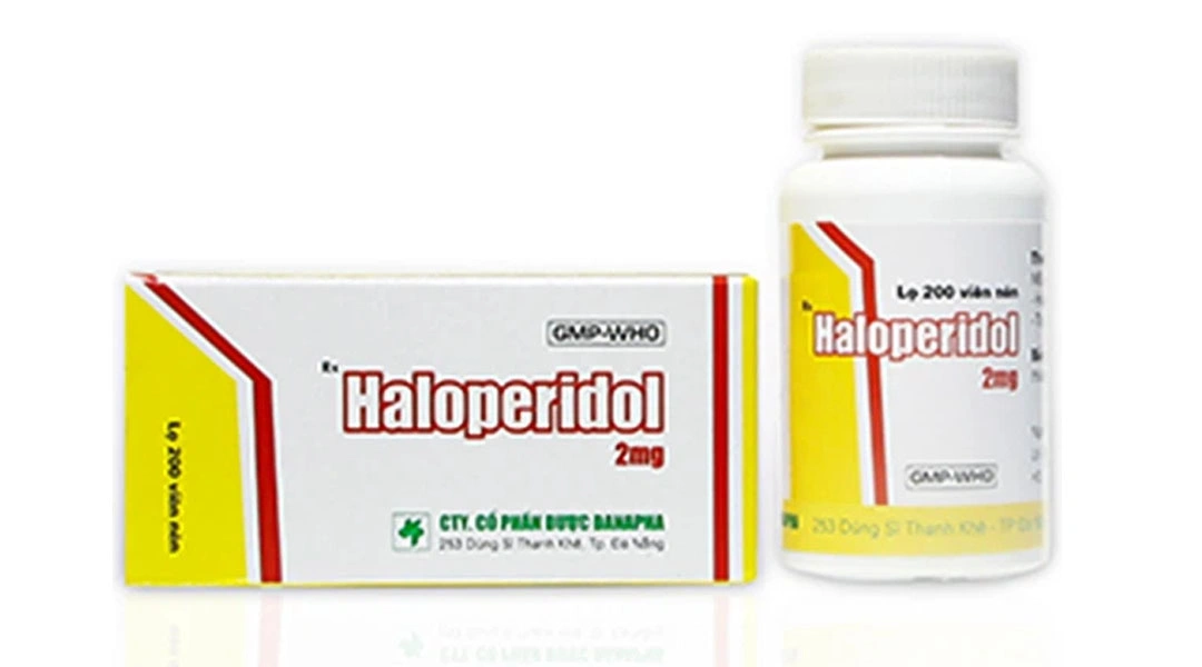 Haloperidol 2mg kiểm soát các triệu chứng của rối loạn tâm thần chai 200 viên - 