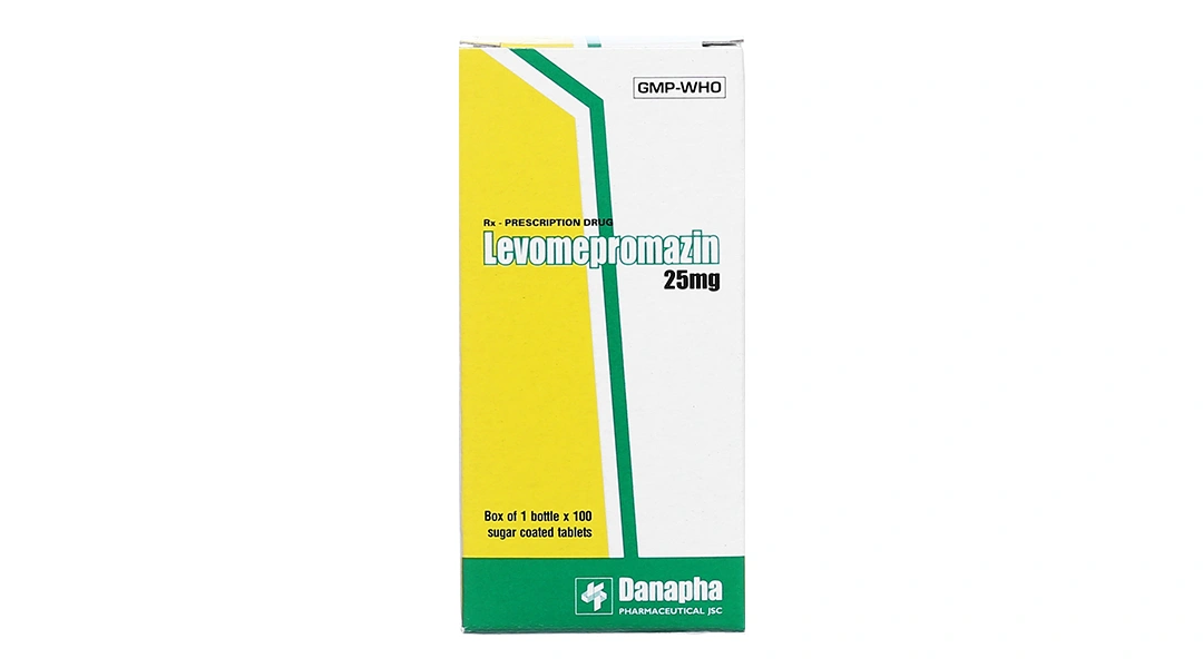 Levomepromazin Danapha 25mg trị tâm thần phân liệt lọ 100 viên - 8