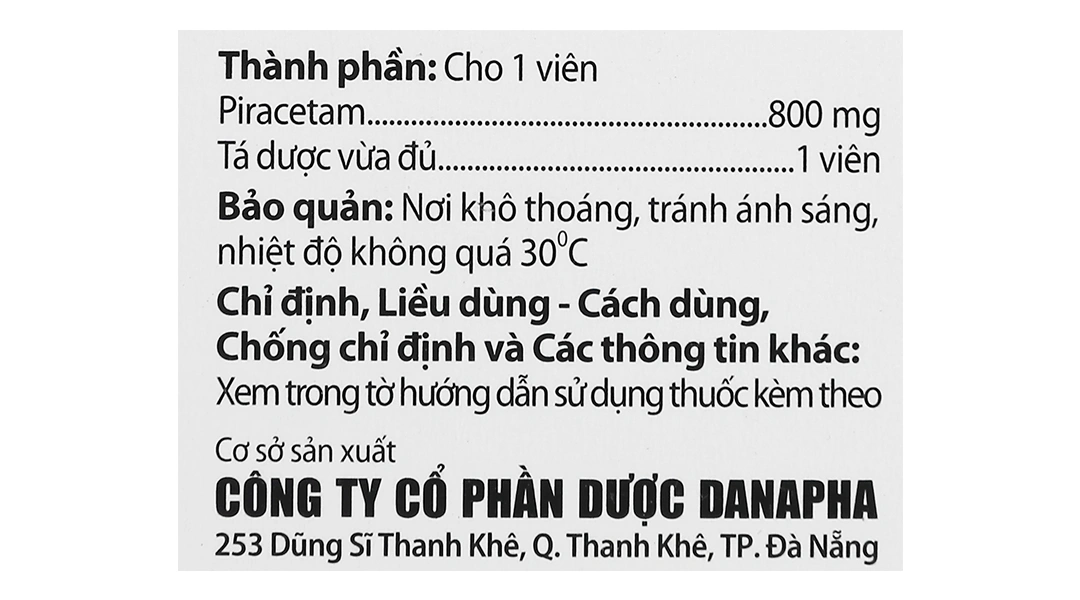Neuropyl 800 trị chóng mặt, giật rung cơ (5 vỉ x 10 viên) - 5