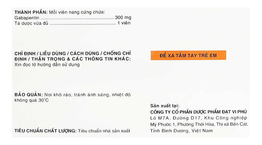 Neubatel 300mg hỗ trợ trị động kinh cục bộ (10 vỉ x 10 viên) - 3