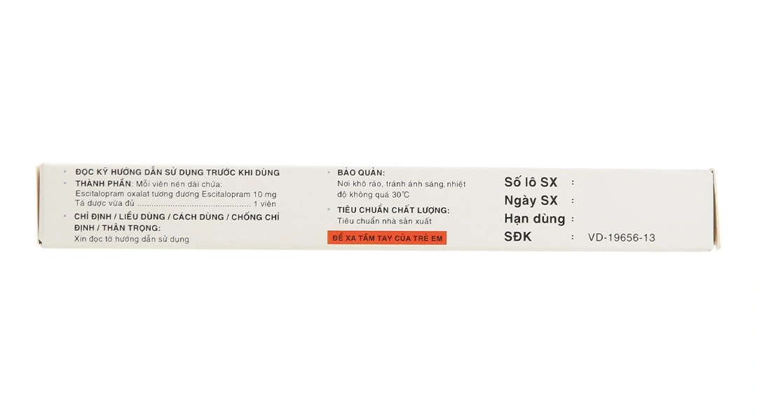 Diouf 10mg trị trầm cảm nặng, rối loạn hoảng loạn (2 vỉ x 14 viên) - 2