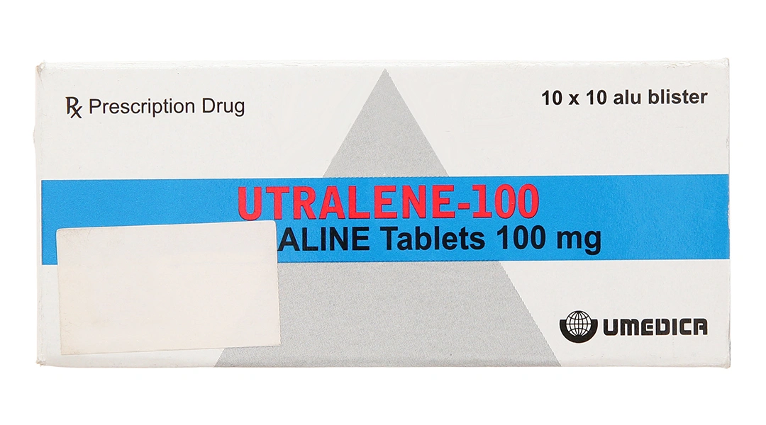 Utralene-100 trị chứng trầm cảm, rối loạn ám ảnh cưỡng bức (10 vỉ x 10 viên) - 3