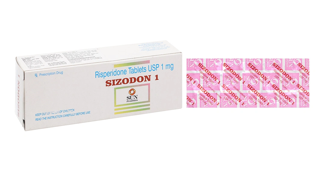 Sizodon 1 trị tâm thần phân liệt, rối loạn lưỡng cực (5 vỉ x 10 viên) - 