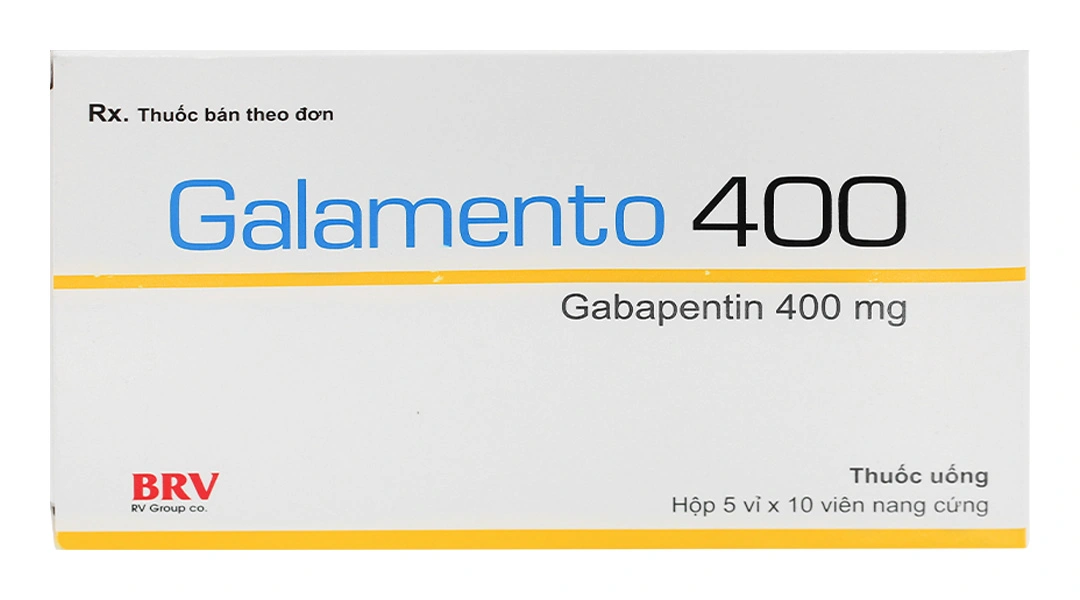 Galamento 400 trị động kinh, đau dây thần kinh (5 vỉ x 10 viên) - 2