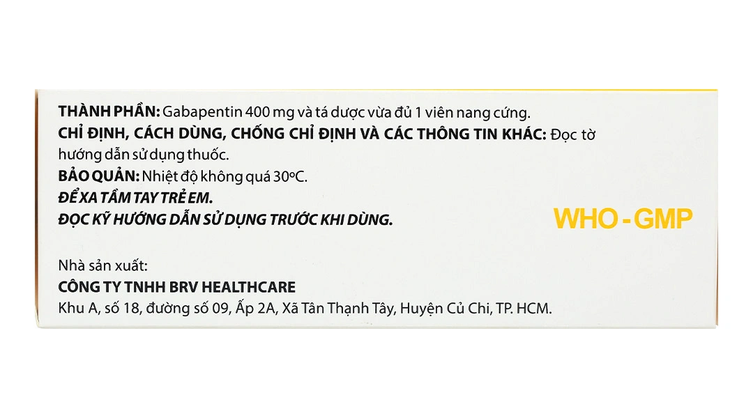 Galamento 400 trị động kinh, đau dây thần kinh (5 vỉ x 10 viên) - 4