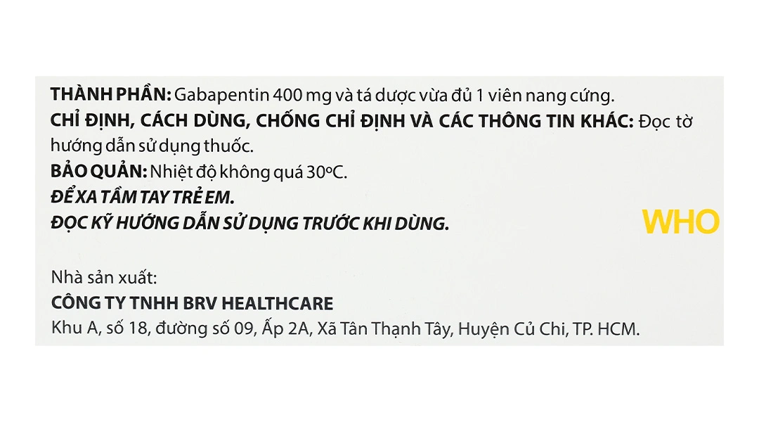 Galamento 400 trị động kinh, đau dây thần kinh (5 vỉ x 10 viên) - 5