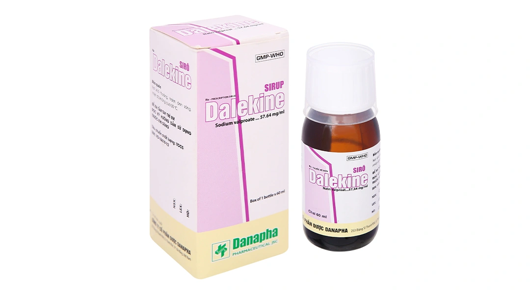 Sirô Dalekine điều trị động kinh các thể, điều trị & dự phòng hưng cảm chai 60ml - 