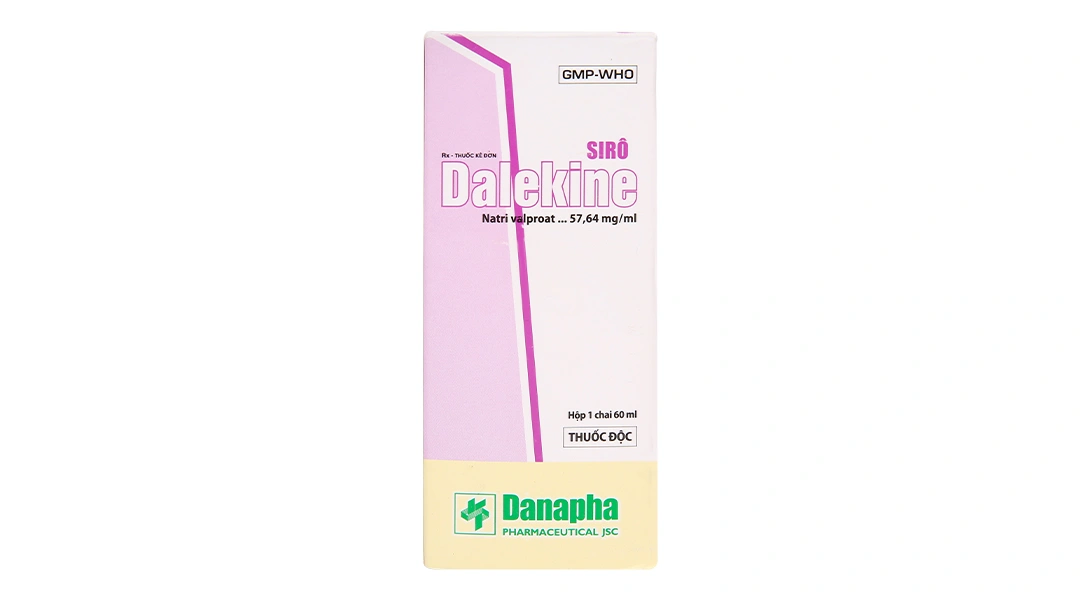 Sirô Dalekine điều trị động kinh các thể, điều trị & dự phòng hưng cảm chai 60ml - 1