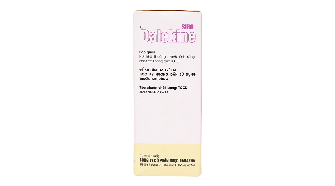 Sirô Dalekine điều trị động kinh các thể, điều trị & dự phòng hưng cảm chai 60ml - 3