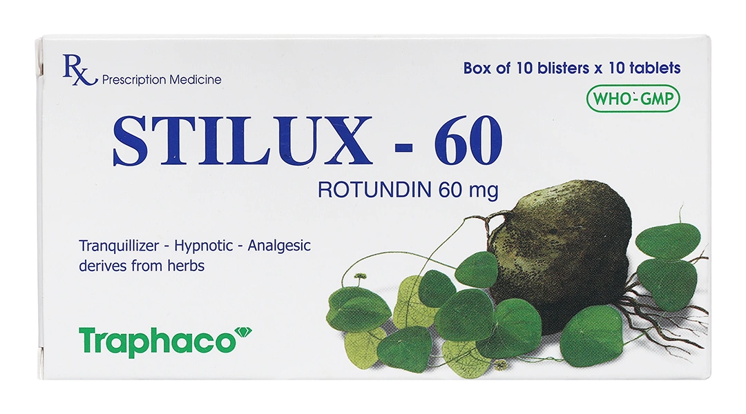 Stilux-60 giảm lo âu, căng thẳng (10 vỉ x 10 viên) - 1