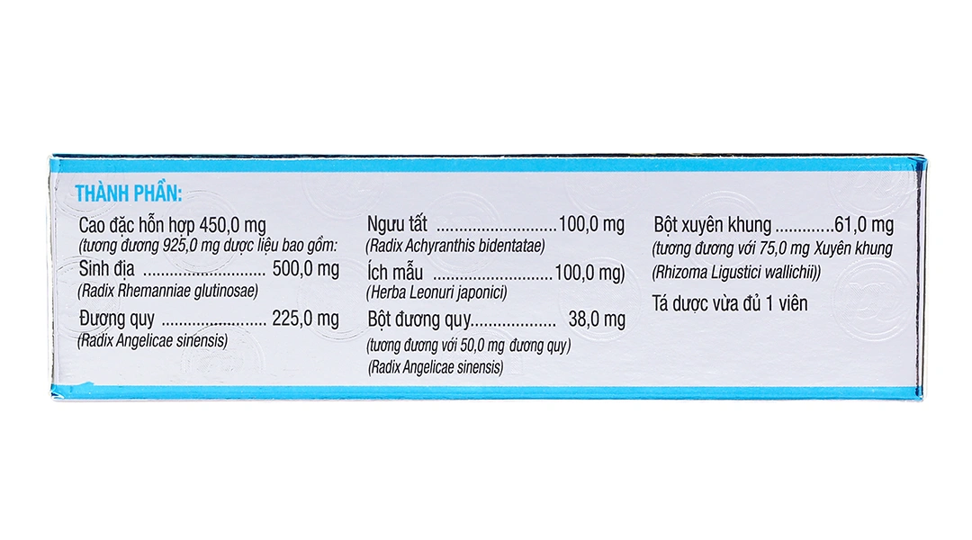 Hoạt Huyết CM3 rối loạn tuần hoàn não do xơ vữa động mạch (3 vỉ x 10 viên) - 1