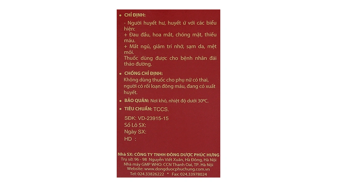 Cao lỏng Hoạt Huyết Thông Mạch P/H tăng tuần hoàn máu não, cải thiện trí nhớ chai 250ml - 4