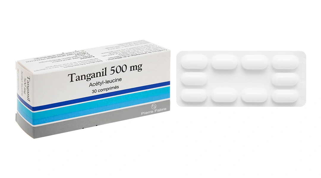 Tanganil 500mg trị chóng mặt (3 vỉ x 10 viên) - 
