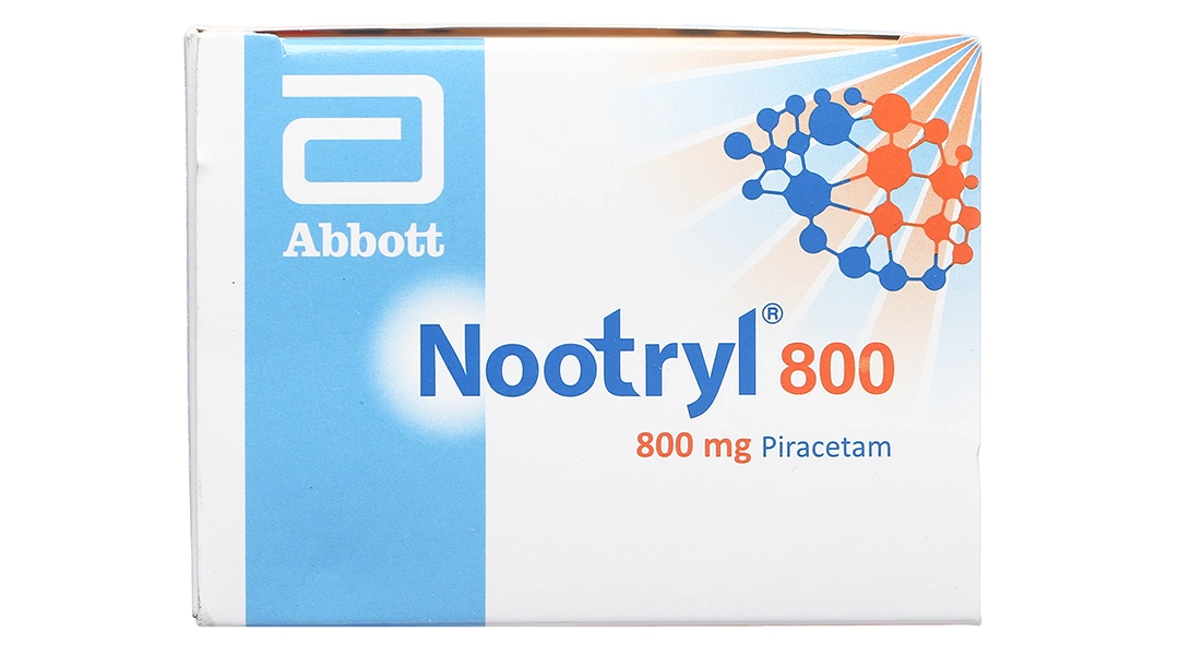 Nootryl 800 trị chóng mặt, giật rung cơ (10 vỉ x 10 viên) - 4